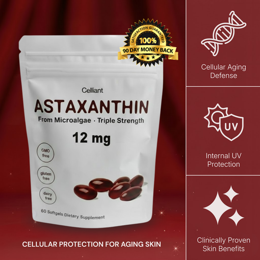 Celliant Astaxanthin Softgels — Protect Your Skin From Aging at the Cellular Level