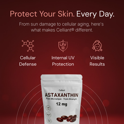 Celliant Astaxanthin Softgels — Protect Your Skin From Aging at the Cellular Level